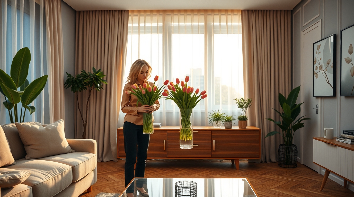 Стеклянные вазы