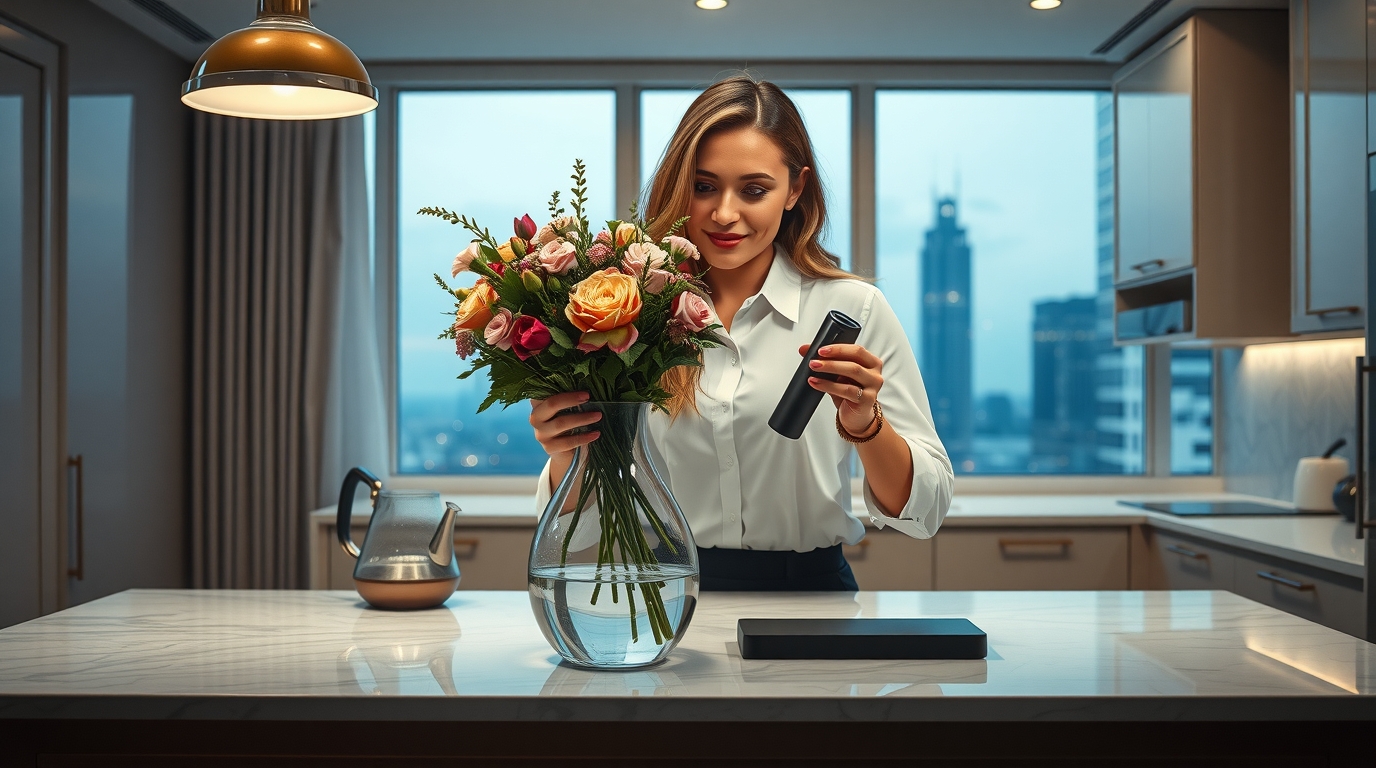 ваза стекло